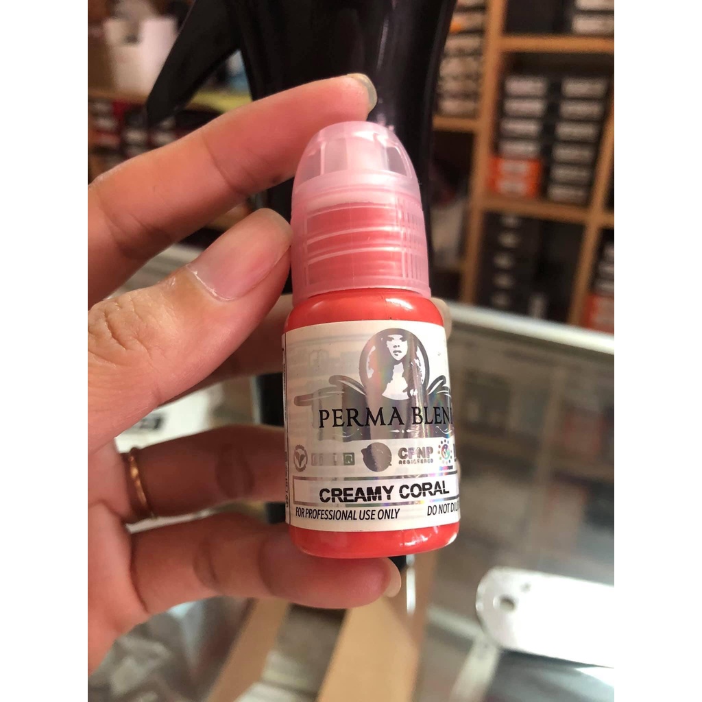 Mực perma hồng cam san hô Creamy Coral