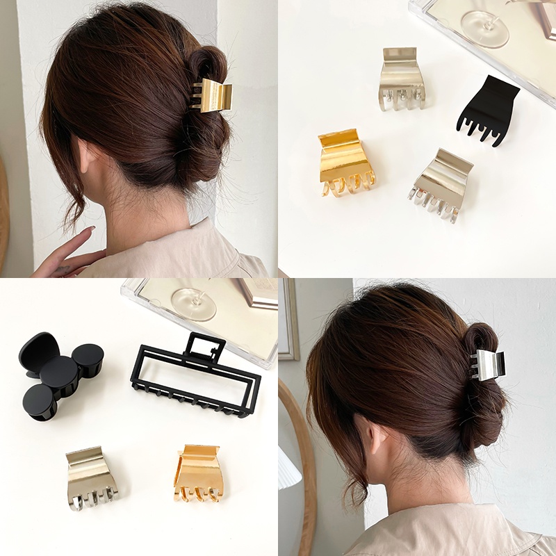 Kẹp tóc càng cua nhỏ bằng hợp kim thời trang Hàn Quốc