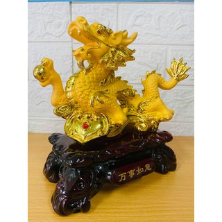 Tượng rồng vàng phong thủy