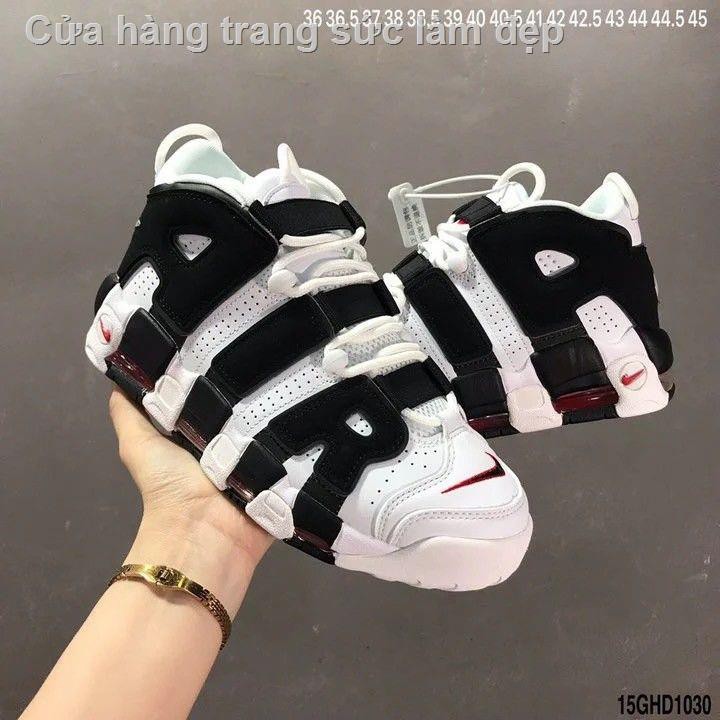 Big AIR Pippen Basketball Shoes Giày nam và nữ Joint Black and White Panda Red Bull Couple chạy thể thao thông thường