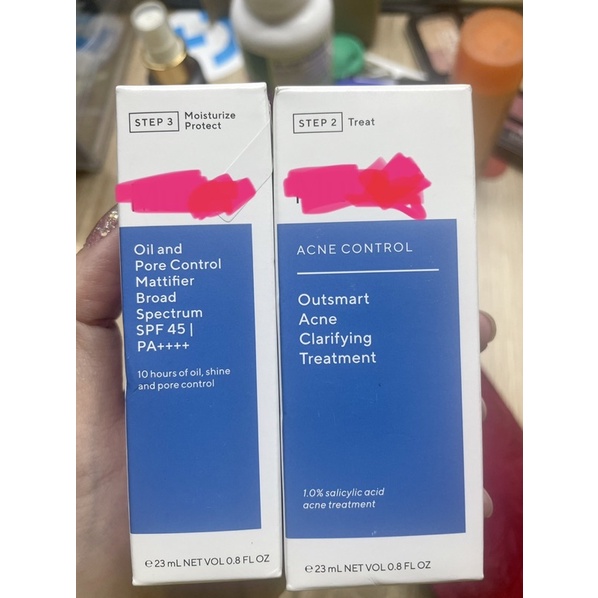 Bộ đôi đưỡng mụn thanh lý đủ bill