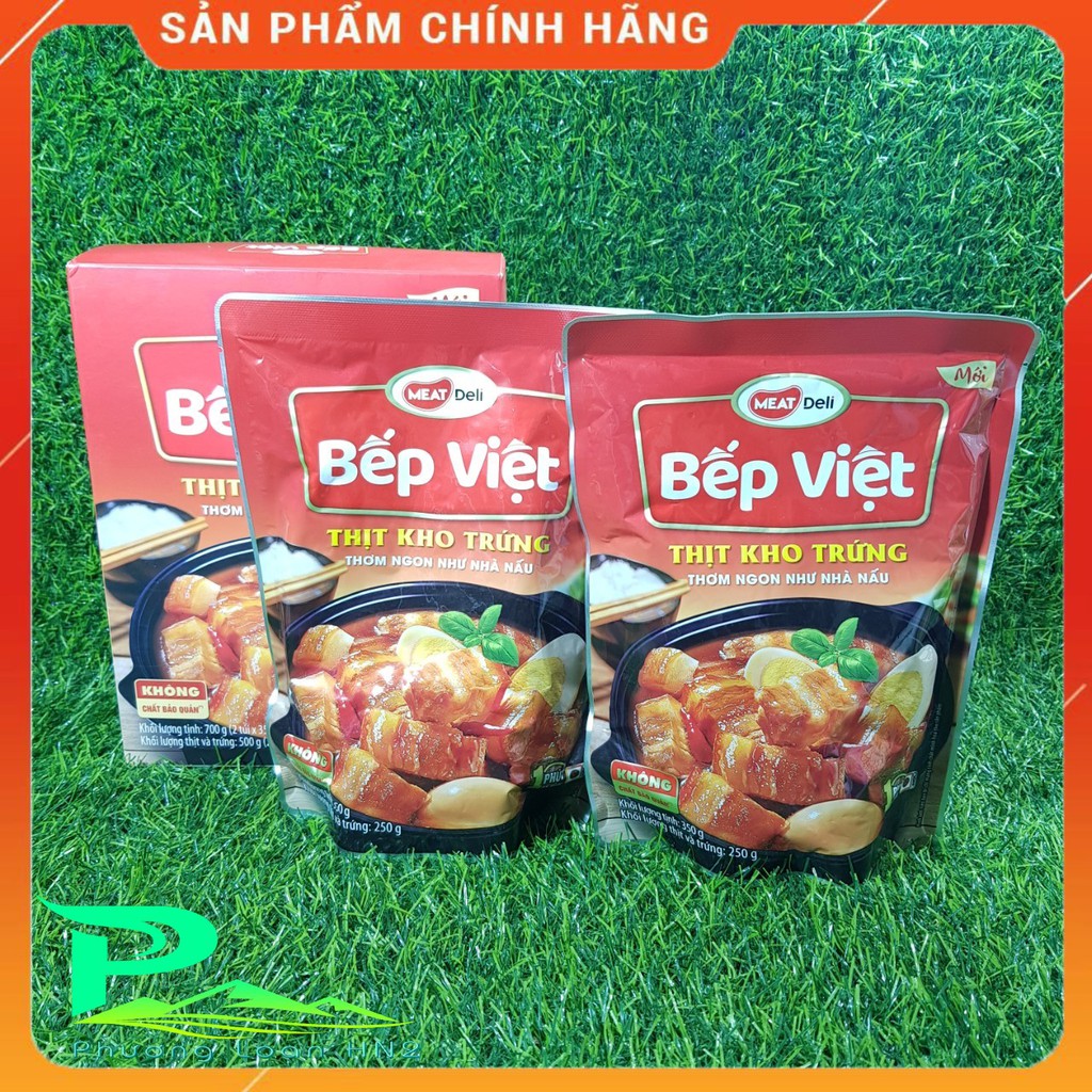 Thịt kho trứng Bếp Việt - hộp 700g (2gói x 350g)