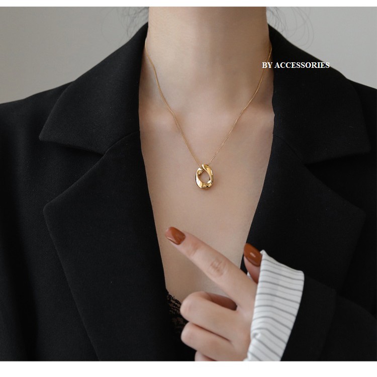 Dây chuyền titan mặt mắt xích lớn không gỉ