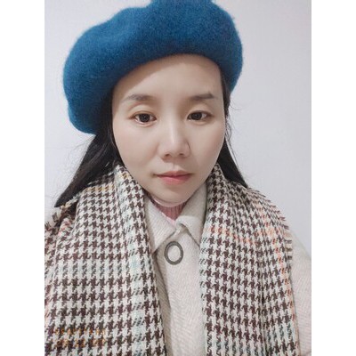 [TẶNG TẤT NIKE] Khăn dạ kẻ caro quàng Hàn Quốc TRE11-DearTrevor