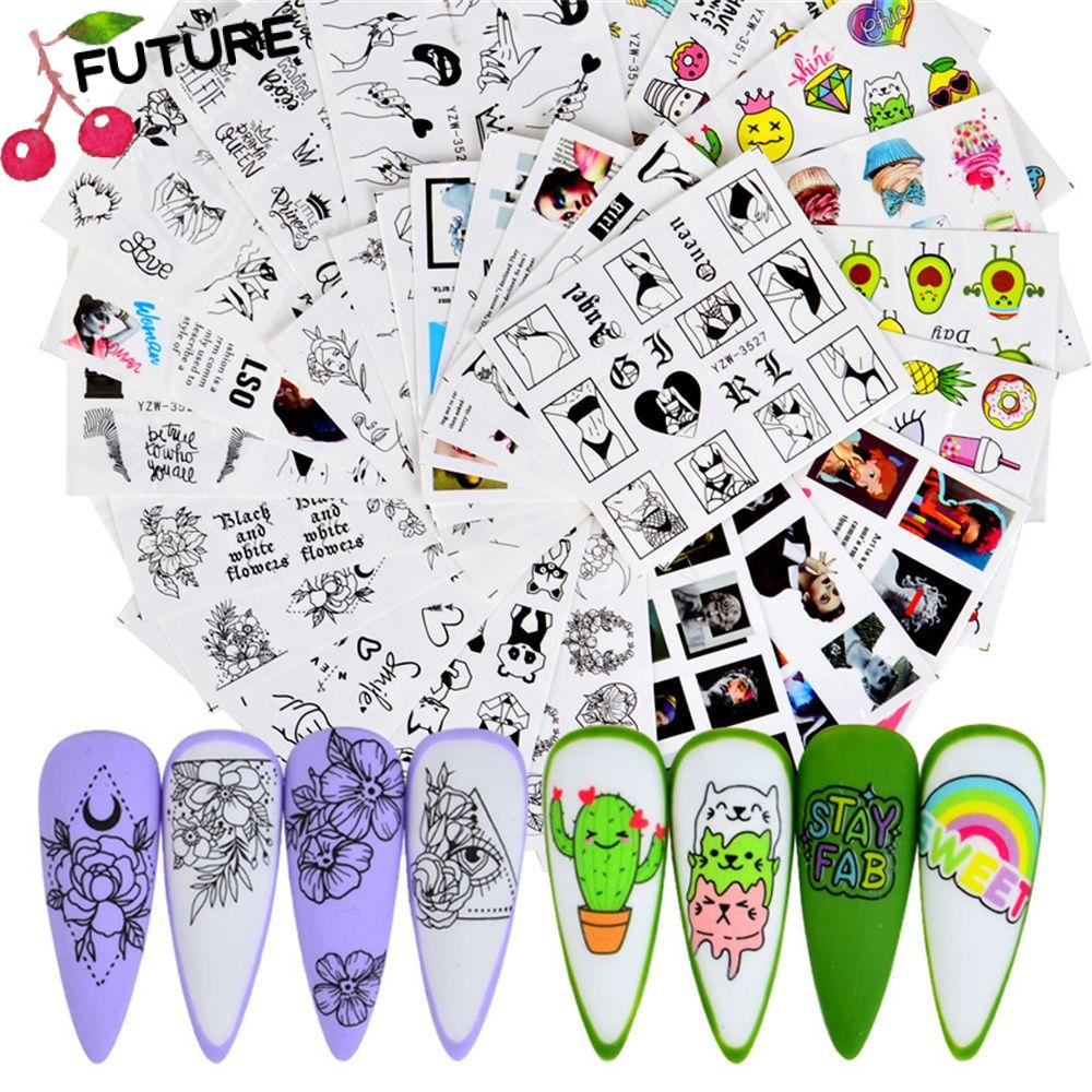 Sticker Dán Móng Tay Hình Trái Cây Mùa Đông Dùng Trang Trí Nghệ Thuật