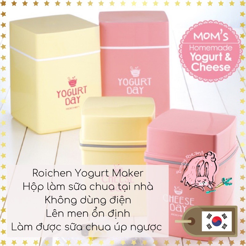 Hộp làm sữa chua tại nhà ROICHEN Hàn Quốc 🍓Shop Bunnybeans🍓