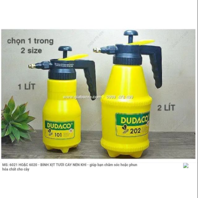 Bình xịt Dudaco 2L & 1L loại tốt