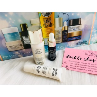 Sunday riley - combo tinh chất good genes + dầu dưỡng luna sleeping oil