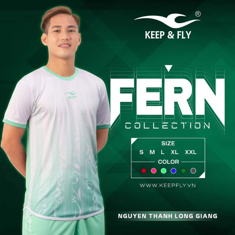 Bộ Quần Áo Đá Bóng Thể Thao FERN Keep & Fly