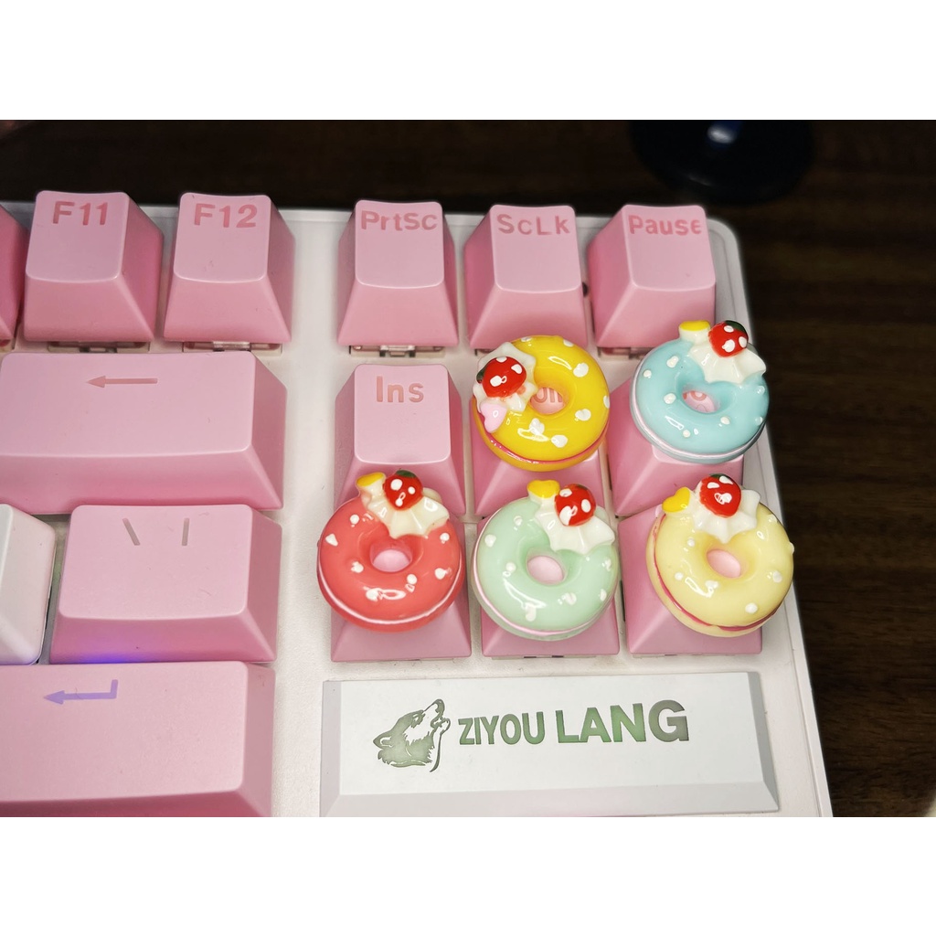 Keycap lẻ Donut ngọt ngào dễ thương làm quà tặng (005_CH)