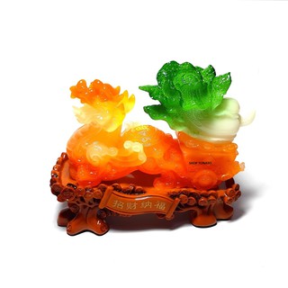 Tỳ hưu kéo cải lxl017nhid đỏ cao 16.5cm