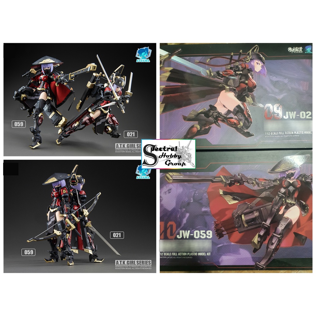 Mô hình lắp ráp Figure ATKGIRL Jin Yi Wei Ji Niang JW021 JW059 Silent Eye Death PA pretty armor