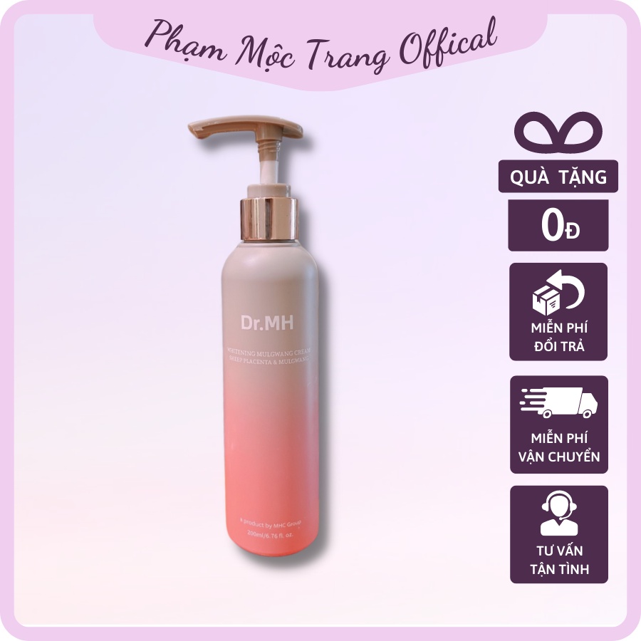 Sữa Tắm Trắng Da Toàn Thân Dr.mh Placenta & Mulgwang Whitening Body - 200ml- Hàng Chính Hãng