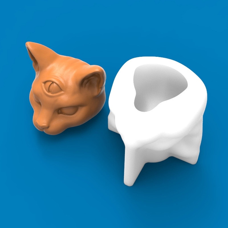 Khuôn Silicone Làm Nến Hình Mèo Độc Đáo