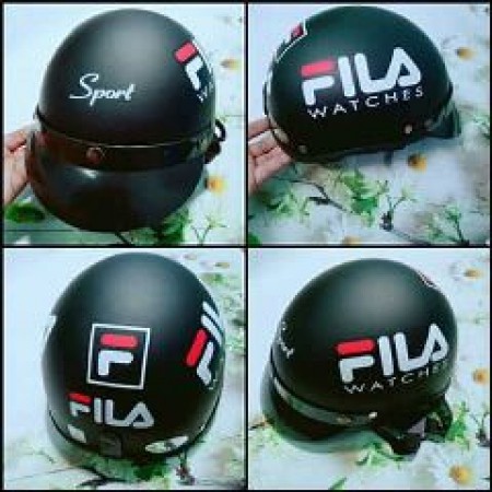 NÓN BẢO HIỂM FILA ĐEN bt