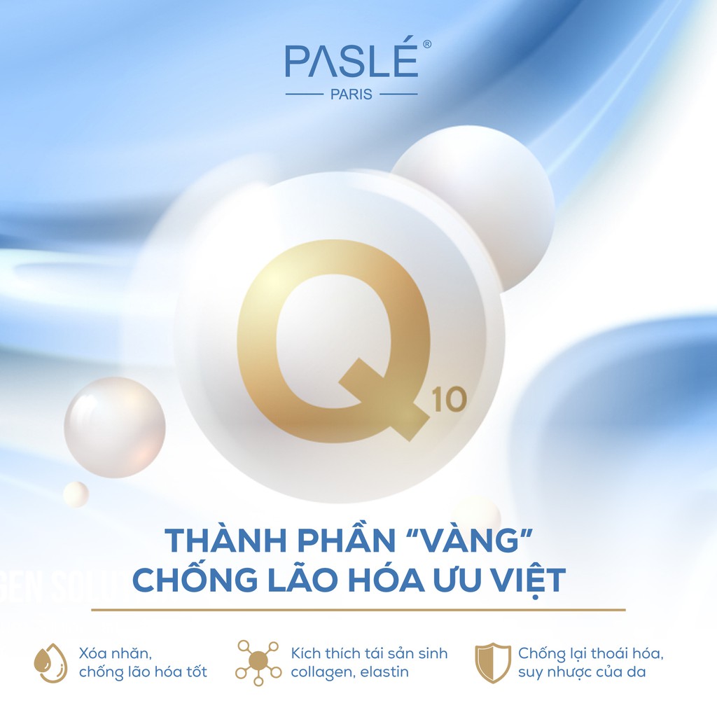 Kem Chống Nắng Q10 SUN CREAM XANH PASLÉ Bảo Vệ Da 4 Mùa [SPF 45 PA++] - 100g/tuýp.