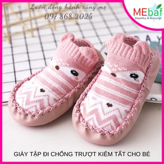 Giày, Vớ Tập Đi Chống Trượt Kiêm Tất Cho Bé