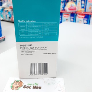 [Chính hãng] Bình sữa cổ hẹp Pigeon PP Streamline 150ml - 250ml