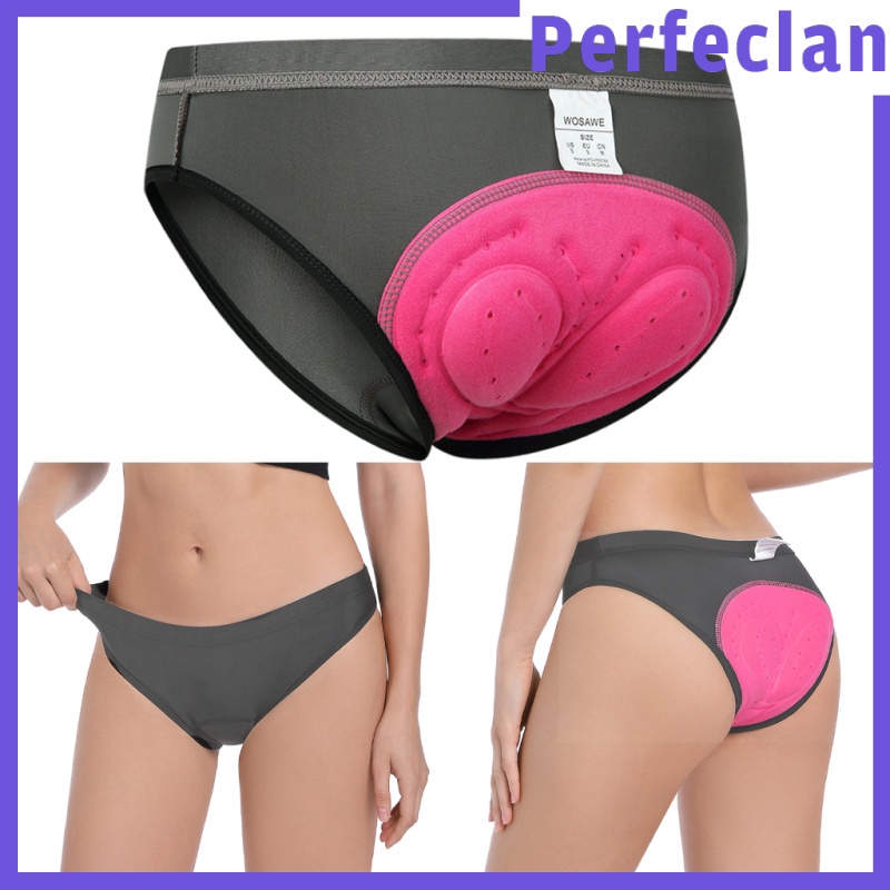 Quần lót có đệm lót 3D thoáng khí cho nữ khi đạp xe với nhiều màu tùy chọn