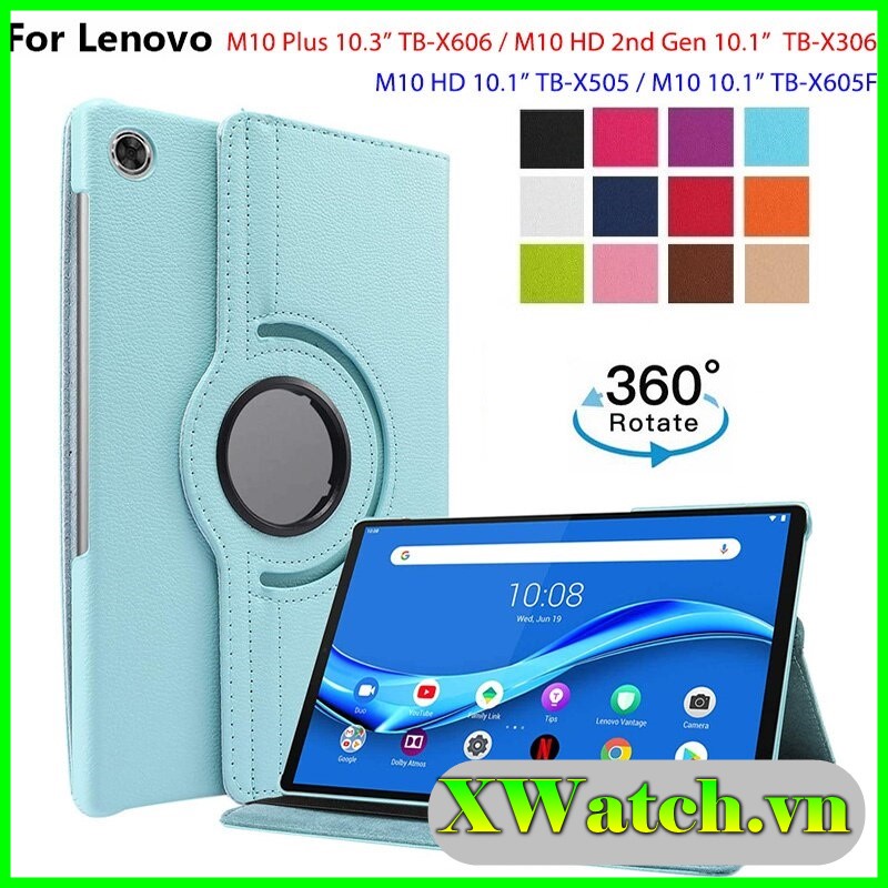 Bao da xoay 360 Lenovo Tab M10 Gen 2 M10 P11 plus P11 pro  M10 Fhd Plus Tb-X605F X505F Tb- X605C X606X X306F X306N