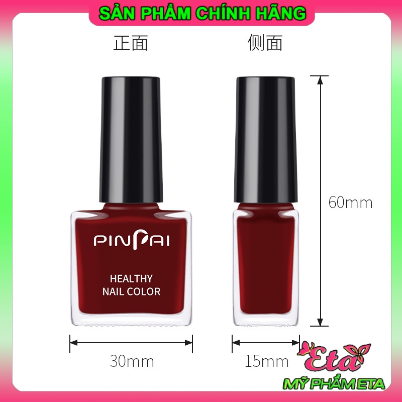 Sơn móng tay PINPAI HEALTHY COLOR Nail Polish Professional Nail Art 6ml