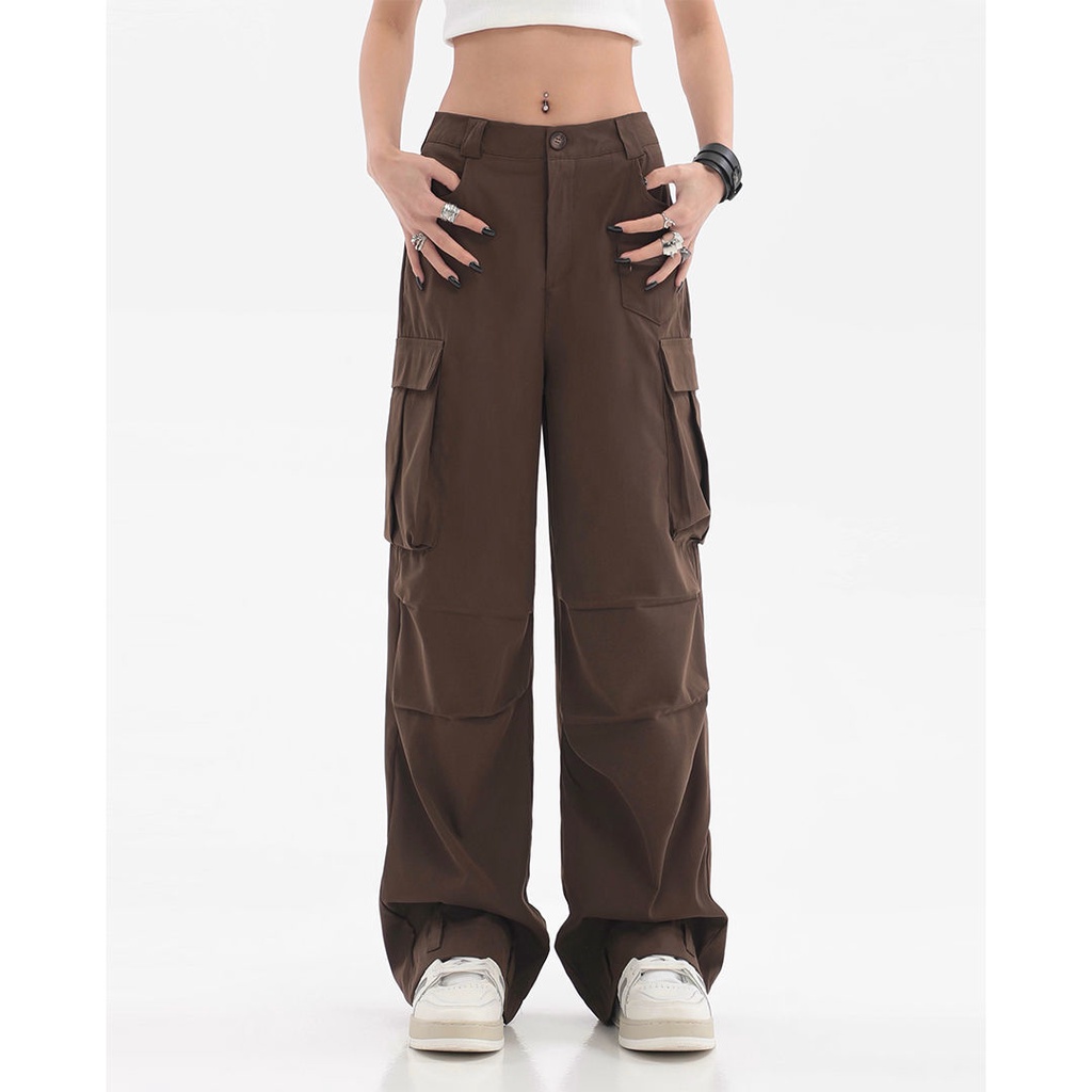 Quần Dài Ống Rộng Phong Cách Hip Hop Đường Phố Thời Trang Mùa Hè Cho Nam Và Nữ