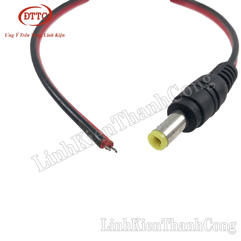 Dây Nguồn Jack DC Đực 5.5x2.1mm Có Dây Dài 30cm
