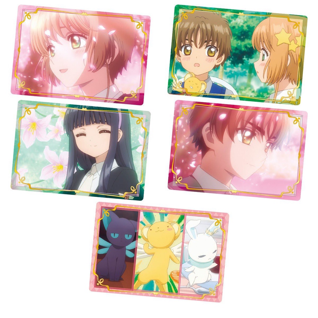 M2 Ảnh card bo góc in hình THỦ LĨNH THẺ BÀI Cardcaptor Sakura thẻ bo viền 5*8cm anime chibi xinh xắn sưu tầm