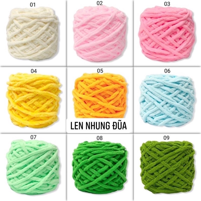 LEN NHUNG ĐŨA ( bảng màu 1 )
