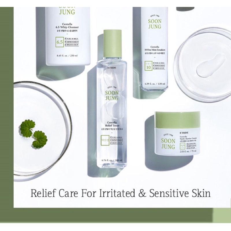 Kem Dưỡng Etude House Soon Jung Centella 5-Panthensoside Cica Balm phục hồi da mụn, nhạy cảm