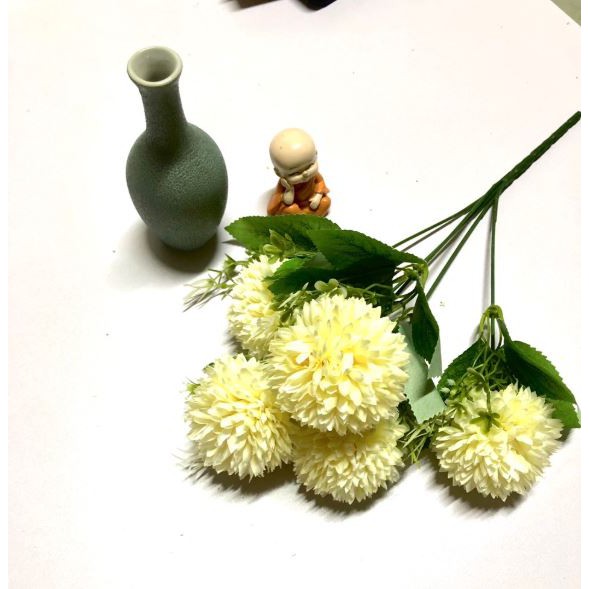 Hoa giả- hoa vải hoa bồ công anh trang trí, decor chup ảnh hàng mẫu