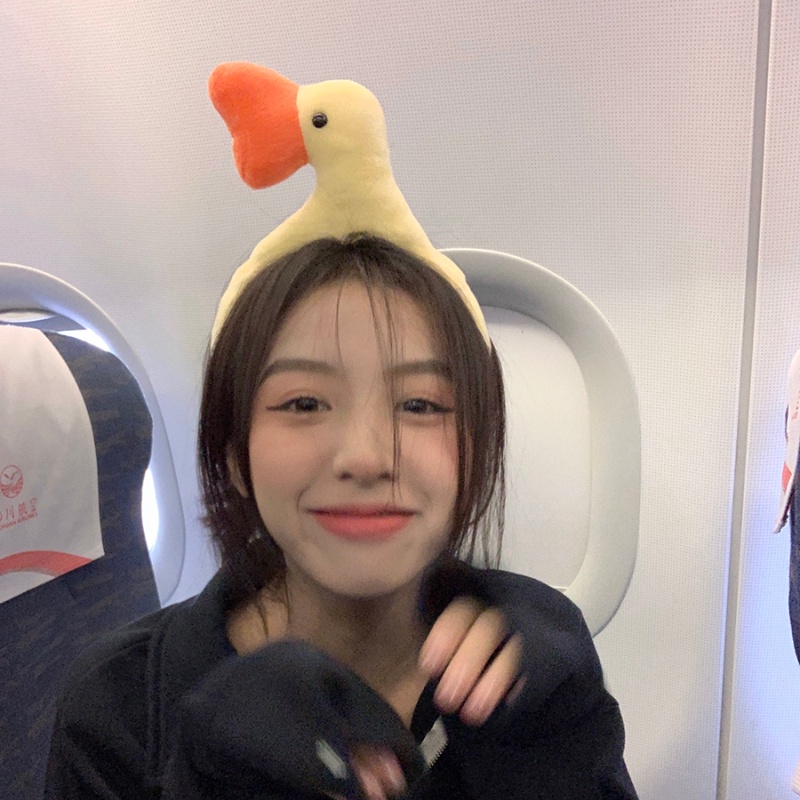 Băng đô hình chú vịt dễ thương phong cách Hàn Quốc