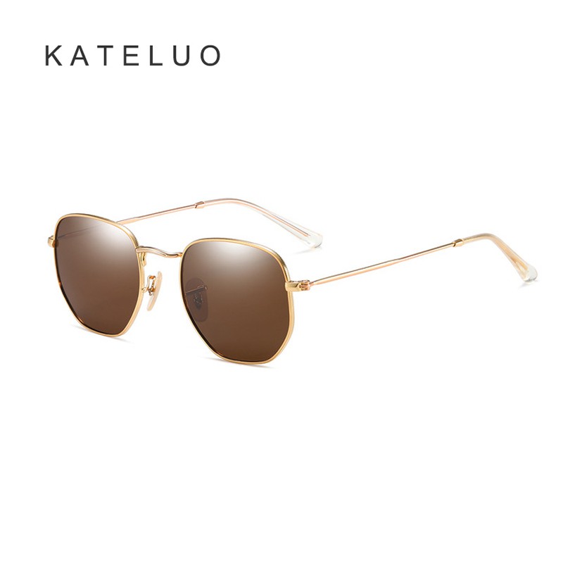 Kính Mát KATELUO 3447 Phân Cực Gọng Vuông Chống UV400 Dành Cho Nữ