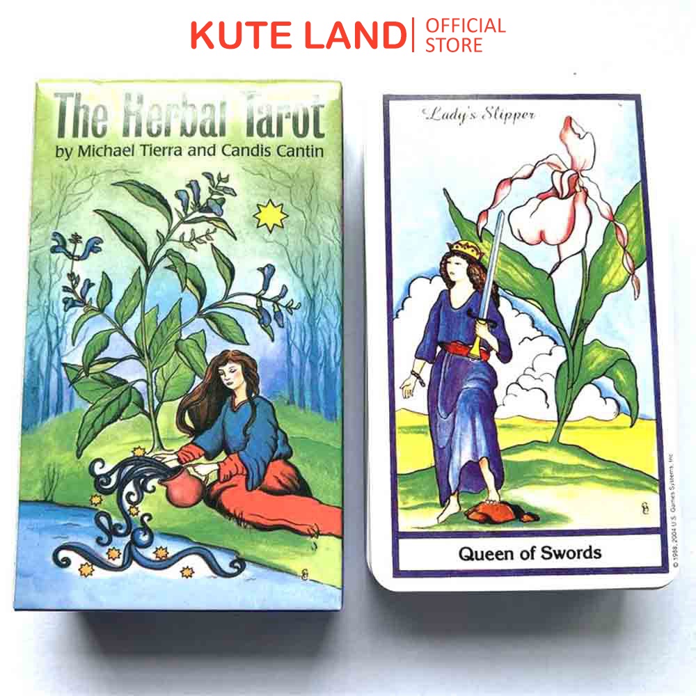 Bài Tarot The Herbal Tarot 78 Lá Tặng Đá Thanh Tẩy E16