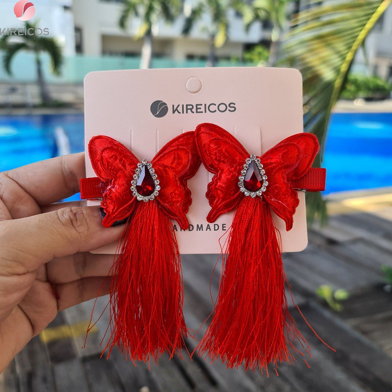 Set 2 Kẹp Tóc Đón Tết Phong Cách Trung Hoa Siêu Cute