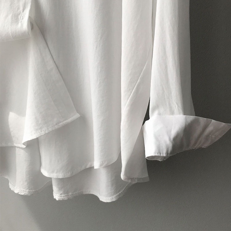 Áo sơ mi kiểu công sở nữ tay dài form rộng hàng Quảng Châu ANDOSA SM28