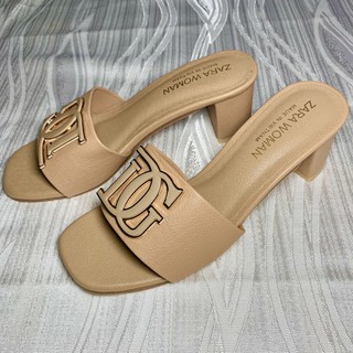 Dép Guốc Cao Gót - Hàng Cao Cấp - Quai Ngang DG