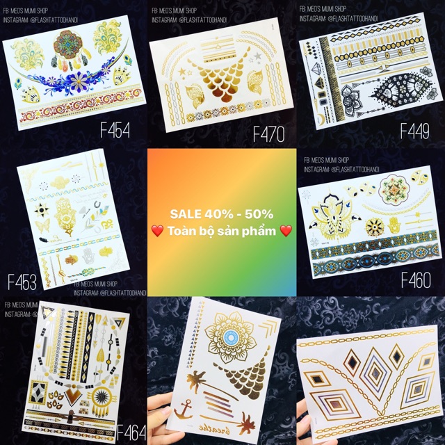 Flashtattoo - xăm dán ánh kim