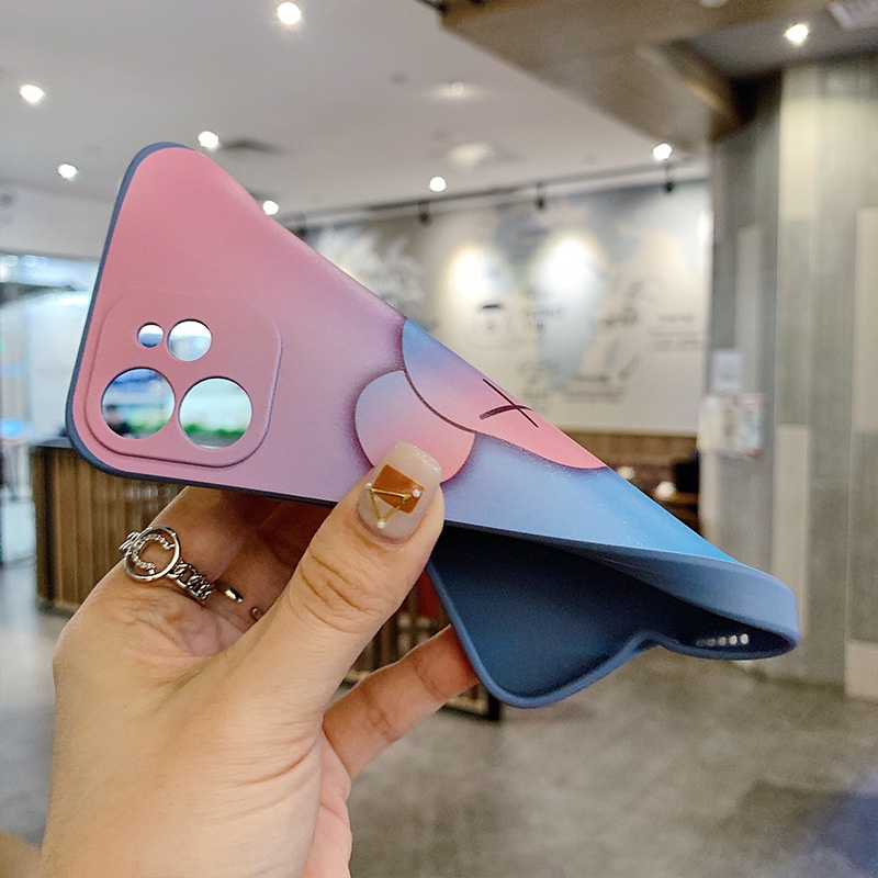 Ốp lưng iphone kaws cạnh vuông TPU 6 6plus 6s 6splus 7 7plus 8 8plus x xr xs 11 12 pro max plus promax