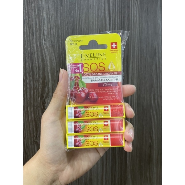 son dưỡng môi eveline sos  spf10