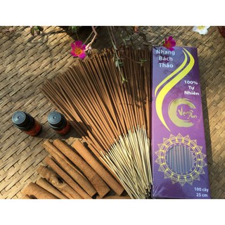Nhang sạch bách thảo vạn ân từ thảo mộc tự nhiên, hữu cơ, organic