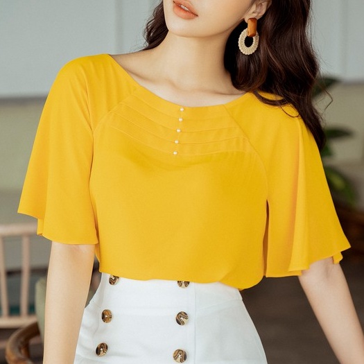 Áo Sơ mi cổ bấu mí, tay sẻ Emspo SMM2606