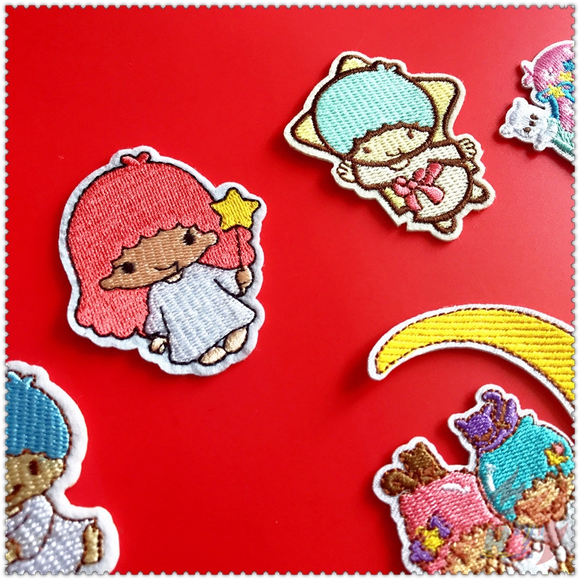 Set 1 / 3 Miếng Vá Quần Áo Hình Ngôi Sao / Bông Hoa Xinh Xắn