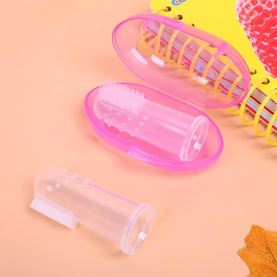 Bộ bàn chải đánh răng bằng silicon cho bé