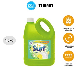 Nước rửa chén Surf hương sả chanh can 1.5kg