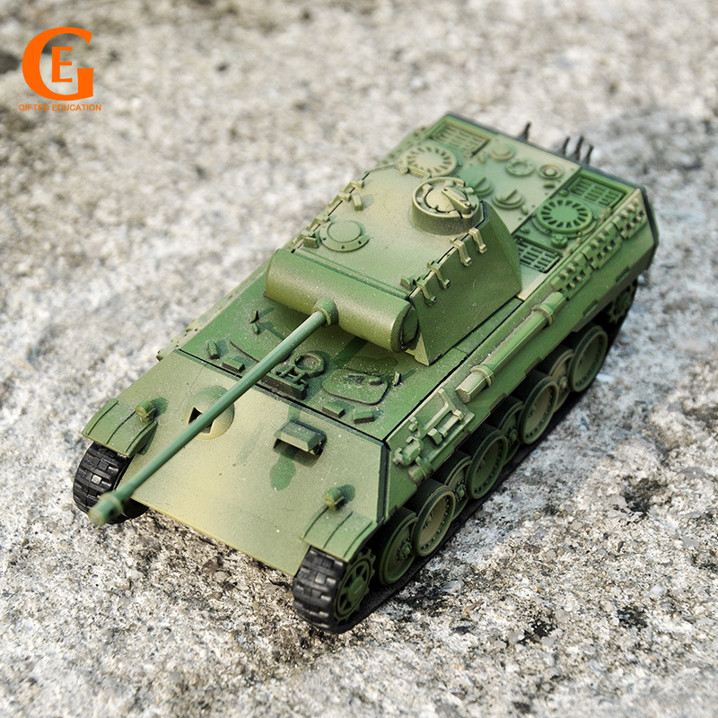Mô Hình Xe Tăng WW2 Đức 4D Lắp Ráp Tỉ Lệ 1/72