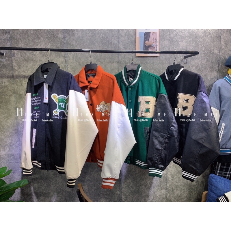 HÀNG SẴN - Varsity jacket - Áo khoác bóng chày - Chuẩn - The Mei