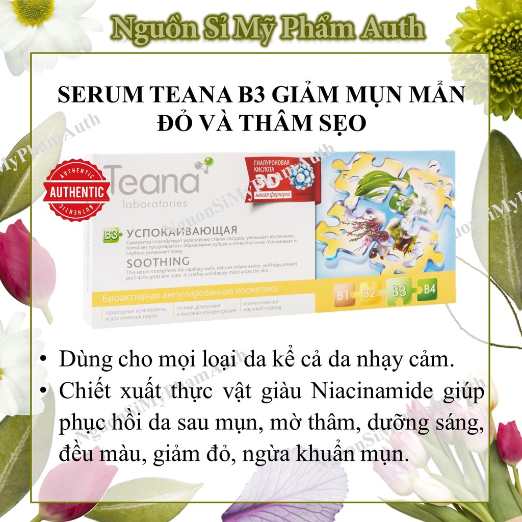 Serum Teana B3 giải pháp cho làn da mụn thâm