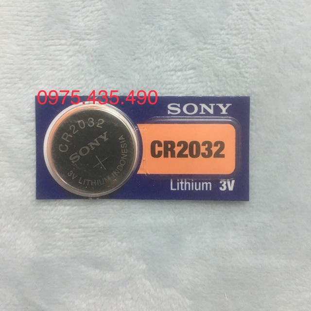 Pin CR2032 Sony Pin Cmos Pin Sony chính hãng Vỉ 1 Viên