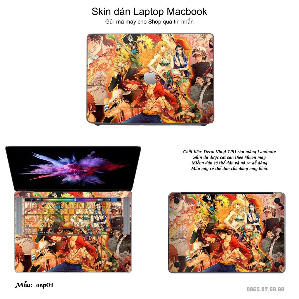 Skin dán Macbook mẫu người nhện Spiderman (đã cắt sẵn, inbox mã máy cho shop)